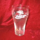 Coca Cola Coke Tulip Clear Bar Pine Glass 16 oz