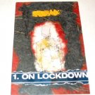 Original Framed Mixed Media Abstract Print Art Lockdown Nyugen E. Smith