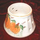 New Halloween Candle Jar Shade Fall Harvest Pumpkin