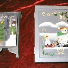 NEW Hand Painted Pine Treasure Chest Jewelry Box Case