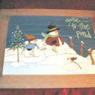 Tender Heart Treasures Snowman Christmas Painting