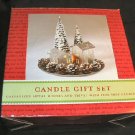 NIB 15pc Christmas Candle Gift Set Pinecones Tree House NIB 15pc Christmas Candle Gift Set Pinecones Tree House