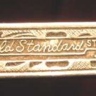 Antique 6.5" ea Spoon Gold Standard Stainless Japan Night Blossom Pattern Antique 6.5" ea Spoon Gold Standard Stainless Japan Night Blossom Pattern