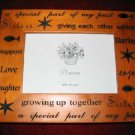 Pine Picture Frame Carved Inspirational Wooden Sisters