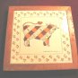Kamenstein Ceramic Tile Coaster Wall Decor Milk Cow