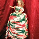 14" Hand Made Barbie Doll Crocheted Craft Dress Gown 14" Hand Made Barbie Doll Crocheted Craft Dress Gown