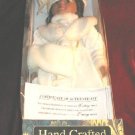 NIB HCC Genuine Hand Crafted Porcelain 18"" Doll