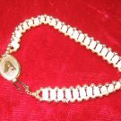 NIB Vintage 1984 Jostens Sterling Pearl & Gold Bracelet 6.5" Bell Atlantic NIB Vintage 1984 Jostens Sterling Pearl & Gold Bracelet 6.5" Bell Atlantic