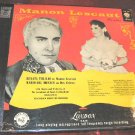 Puccini Manon Lescaut Grieux London 3 Vinyl LP Boxset LLA-28 Puccini Manon Lescaut Grieux London 3 Vinyl LP Boxset LLA-28
