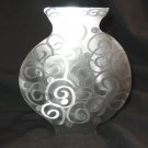 Hand Crafted Metal Vase Candle Holder Decor Signed Hand Crafted Metal Vase Candle Holder Decor Signed