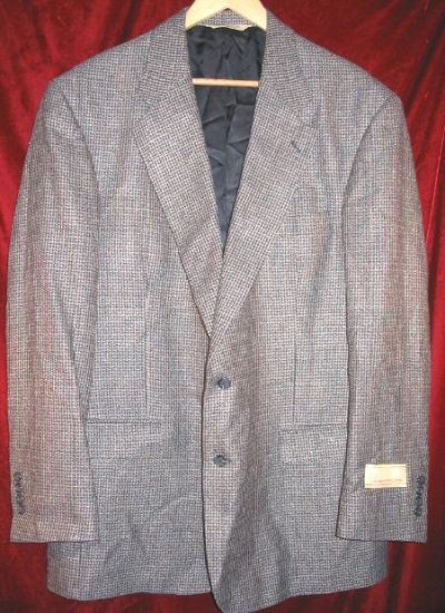 Vintage NEW Evan Picone Suit Jacket Sport Coat 44 Long Clothing