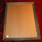 Nice Vintage Gold Green Wooden Picture Frame 12"x15" Nice Vintage Gold Green Wooden Picture Frame 12"x15"
