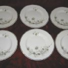 6 Vintage Mayfair Fine Bone China Dessert Plate England 6 Vintage Mayfair Fine Bone China Dessert Plate England