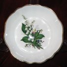 Fine Bone China Porcelain Floral Bowl Canada Gold Rim Fine Bone China Porcelain Floral Bowl Canada Gold Rim