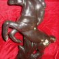 Vintage Black Horse Statue Stallion Sculpture Figurine