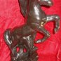 Vintage Black Horse Statue Stallion Sculpture Figurine