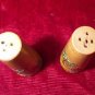 Cute Vintage wooden Salt & Pepper Shaker Set Pine