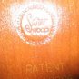Vintage Fred Press Serv Wood Cheese Board Hand Carved