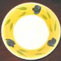 2 Vintage Ceramic Bowls Fruit Bowl Leaves Floral Italy