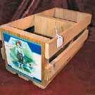 NEW BARE FOOT BOY barefoot boy wooden box crate Barefoot