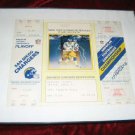 1982 AFC Championship Playoff Game Ticket CHARGERS Stub