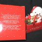 AVON Holiday Shopping Bag Teddy Bear Ornament Cheers