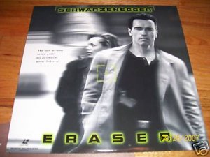Eraser Laserdisc LD Arnold Schwarzenegger MINT