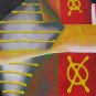 Frank Walcutt Tic Tac Toe Painting Canvas Framed Signed 41x53