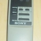 SONY RM-SG5 AUDIO SYSTEM REMOTE CONTROL SONY RM-SG5 AUDIO SYSTEM REMOTE CONTROL
