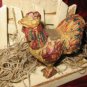Roosters Fly When Hens Peck Sign Desk Decoration