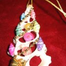 Unique Seashells Christmas Tree Ornament Unique Seashells Christmas Tree Ornament