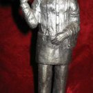 1984 Michael Ricker Pewter Butler Waiter Server Bartender Signed