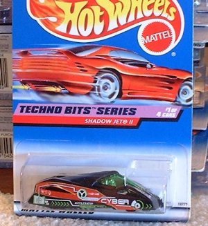 1998 Hot Wheels Techno Bits Series Shadow Jet II #689 Diecast Car