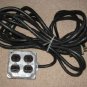20' Power Extension Cord Cable DJ Light Stage 4 Outlet