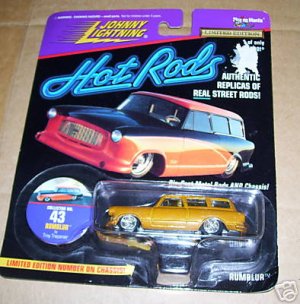 New Johnny Lightning Hot Rods Tan Rumblur #43 Troy Trepanier Diecast Car
