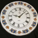 St. Louis Fine Bone China Kienzle Quartz Plate Clock England St. Louis Fine Bone China Kienzle Quartz Plate Clock England