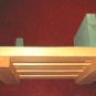Mini Decorative Pine Picket Fence Shelf Wall Hanging Plant Stand