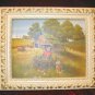 2 Chic Vintage Print Shabby Country Farm Red Barn
