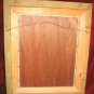 Original Floral Oil Painting Canvas Gold Bamboo Frame 14x12