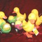 2 NEW RUSS Spring Easter Bunny Duck Candle & Holder