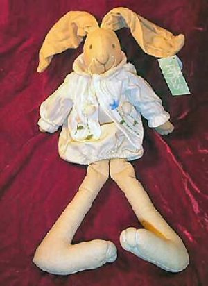 NEW Russ Berrie Bear Easter Bunny Country Sampler Annemarie