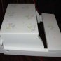 Giftmark 9005W Kids Small Flip White Wooden Stool Bench Floral