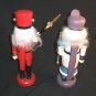 Pair of Hand Painted 10" Wooden Nutcrackers Soldiers