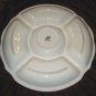 Fabulous 15" Floral 5 Compartment Serving Plate Platter