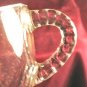 Marvekiys 3 Clear Glasses & Glass Relish Tray Leaf Dish