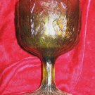 1975 FTD Footed Stemmed Green Depression Glass Bowl 1975 FTD Footed Stemmed Green Depression Glass Bowl