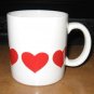 Vintage Raj calif. 91364 JAPAN mug cup heart