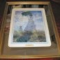 Monet Woman with a Parasol Gold Frame Mirror Border