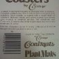 Vintage Set of 6 Conimar Coasters Natural Cork Sun Flowers USA
