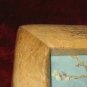 Unique Plum Blossom Print in Cane Fruitwood Frame